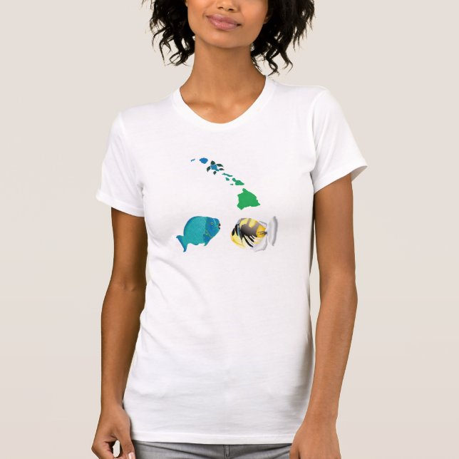 Hawaii flottaliv t shirt (Framsida)
