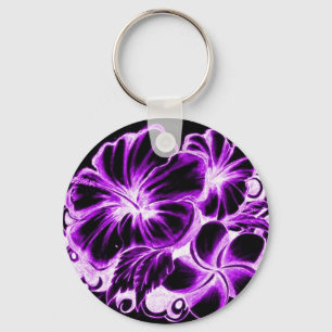 Hawaii Flower Keychain Nyckelring