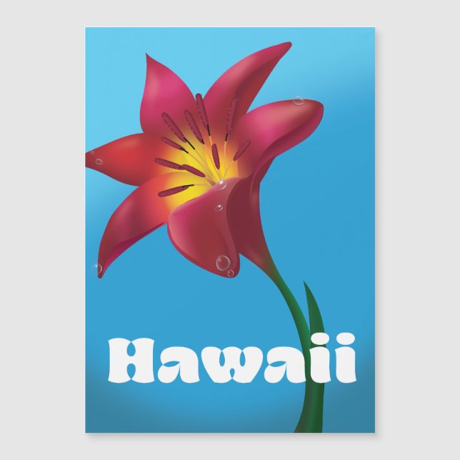 Hawaii Flower Travel print (Framsida)