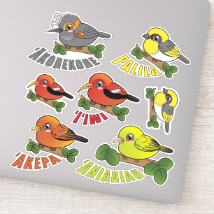 Hawaii Forest Birds Pack Klistermärken