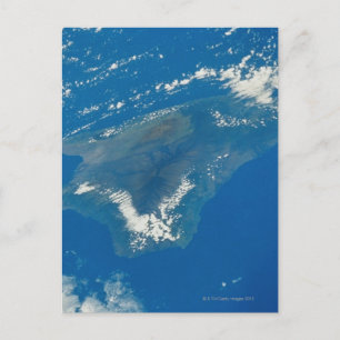 Hawaii från Space Vykort