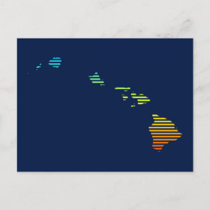 Hawaii-fyllnad Vykort