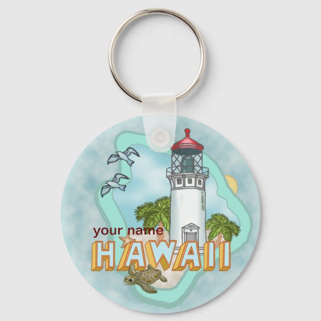 Hawaii fyr nyckelring (Framsida)