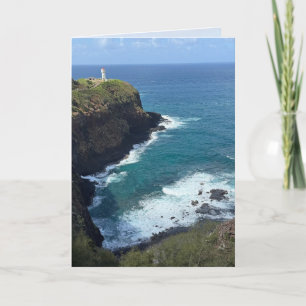 Hawaii Fyrtorn Tomt Julkort Kort