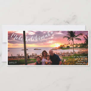 Hawaii God jul Mele Kalikimaka Julkort