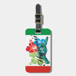 Hawaii grön havssköldpadda bagagebricka