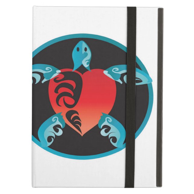 Hawaii grön havssköldpadda fodral för iPad air (Framsidan Closed)