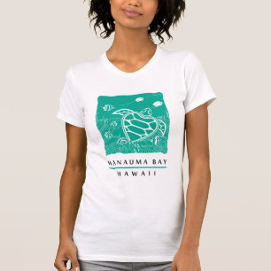Hawaii grön havssköldpadda - Hanauma fjärd Tee