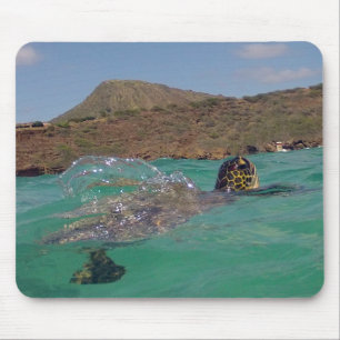 Hawaii grön havssköldpadda musmatta
