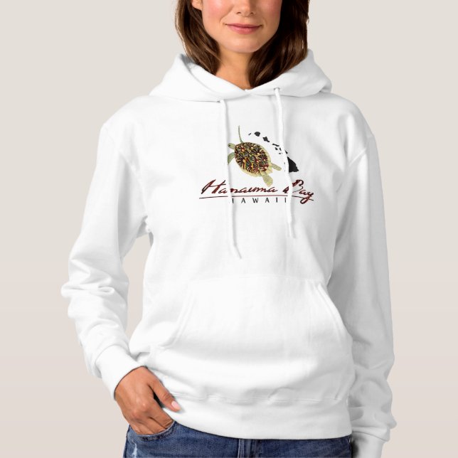 Hawaii Grönt Sea Turtle Tee Shirt (Framsida)