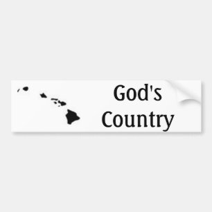 Hawaii gud land bildekal