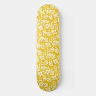 Hawaii Gult Flower Skateboard Bräda 21,5 Cm