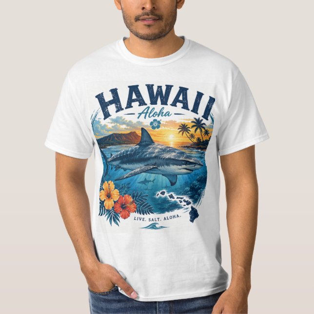 Hawaii-hajar T Shirt (Framsida)