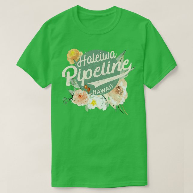 Hawaii Haleiwa Pipeline Oahu North Shore Surfa Des T Shirt (Design framsida)