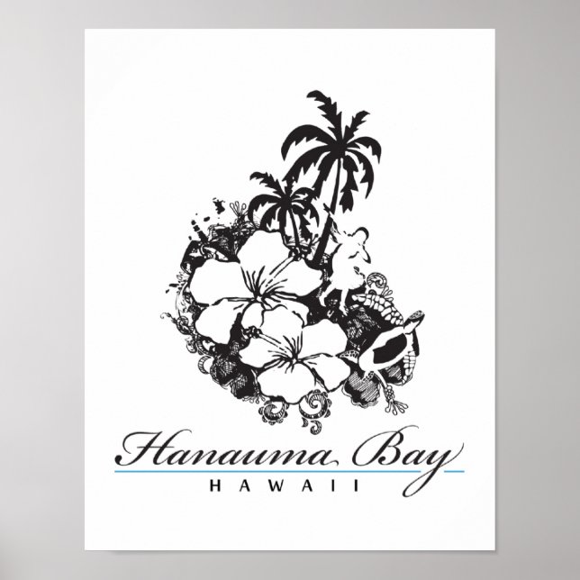 Hawaii Hanauma Bay Poster (Framsidan)