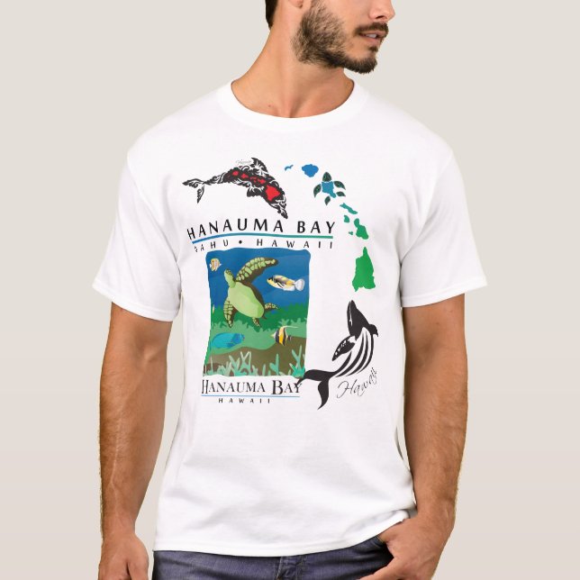 Hawaii Hanauma fjärd T-shirt (Framsida)