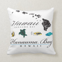 Hawaii Hanauma fjärdMaine liv Kudde
