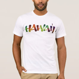 Hawai'i - Hand Lettering Calligraphy - Hawaii Tee Shirt