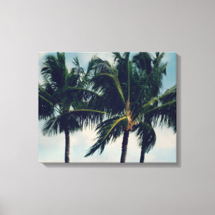 Hawaii Handflatan Träd Canvastryck