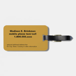 Hawaii handflatan TreeTag Bagagebricka