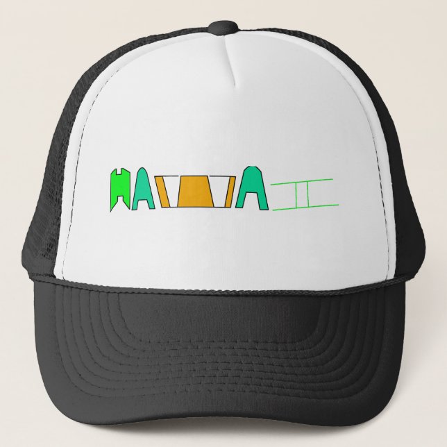 hawaii hatt truckerkeps (Framsida)