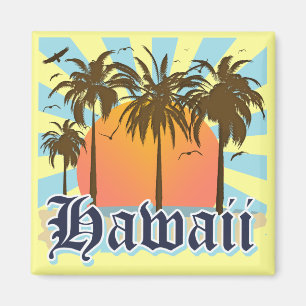 Hawaii hawaianska öar Sourvenir Magnet