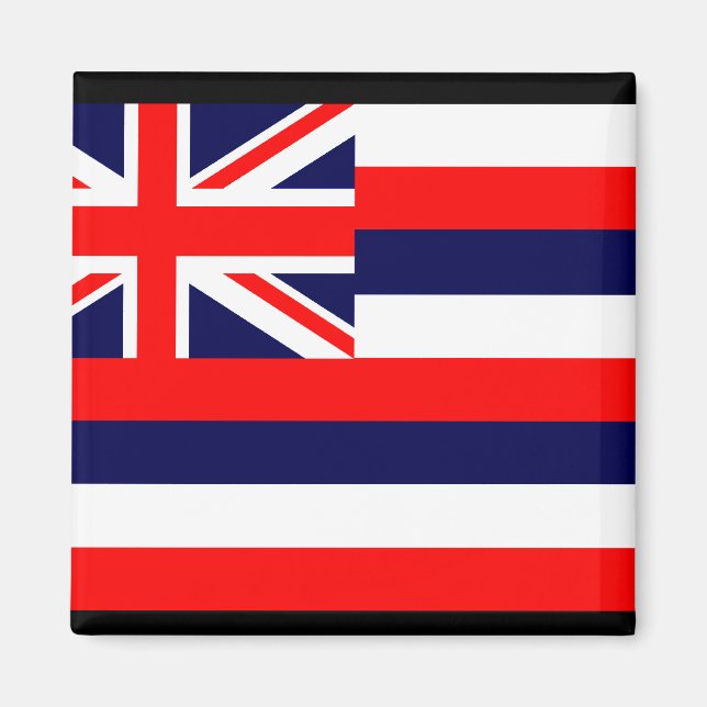 HAWAII/HAWAIIAN FLAGGA MAGNET (Framsidan)