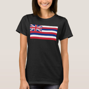 Hawaii, hawaiiansk Aloha paradis statsflagga T Shirt