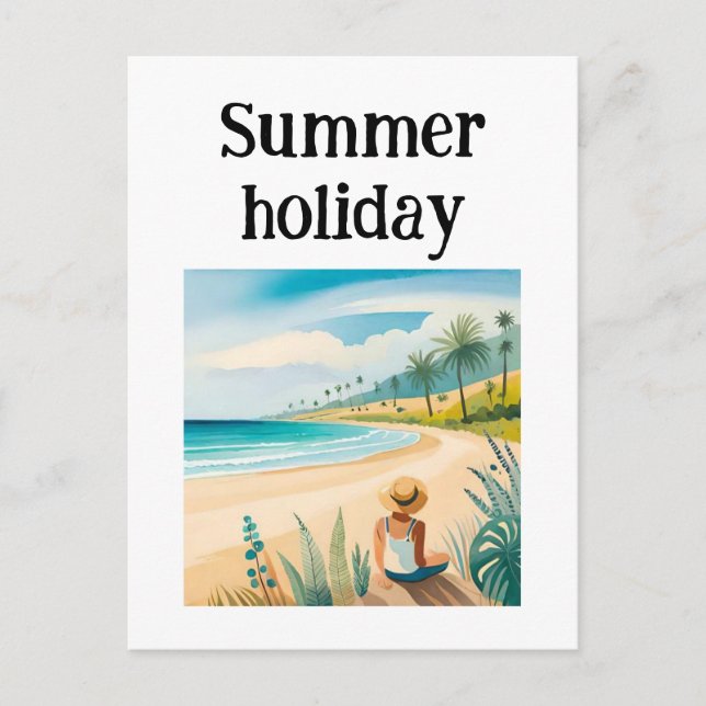 Hawaii helgdag vykort (Framsida)