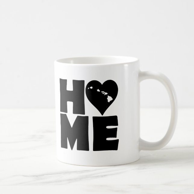 Hawaii Hem Heart State Mugg eller Resmugg (Höger)