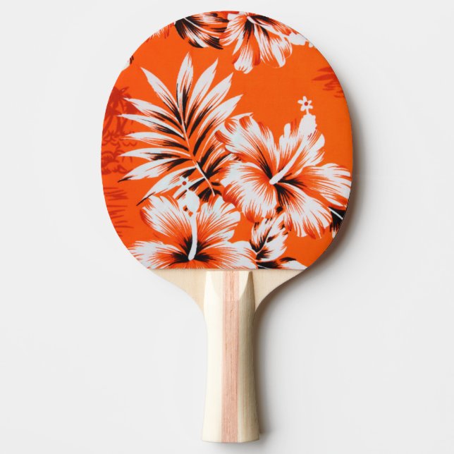 Hawaii Hibiscus Flower Background Pingisracket (Framsidan)