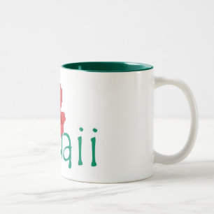 Hawaii hibiscus rosa tealkaffe mugg