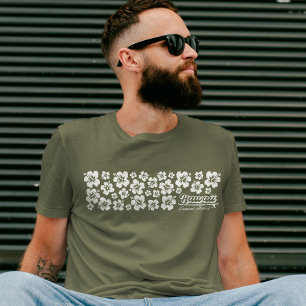 Hawaii Hibiscus Tropical Summer Beach Vacation T Shirt