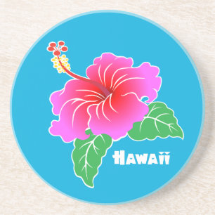 Hawaii hibiskus underlägg sandsten