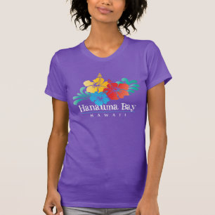 Hawaii hibiskusblommor t-shirt