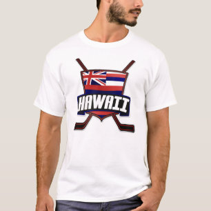 Hawaii Hockey T-Shirt med Namn och nummer Skriv ut