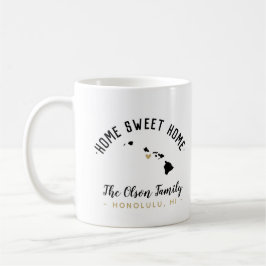 Hawaii Home Sweet Home Family Monogram Mugg