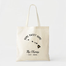 Hawaii Home Sweet Home Family Monogram