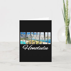 Hawaii Honolulu Tee Beach Hawaiian Island Kort