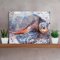 Hawaii Honu Sea Turtle Beach Close-up Photo Slappn