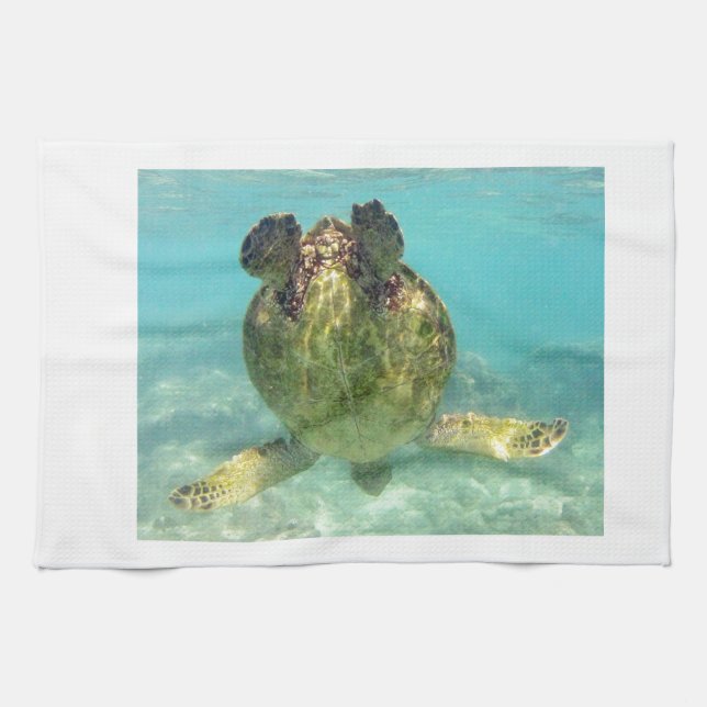 Hawaii Honu sköldpadda Kökshandduk (Horisontell)