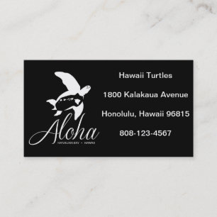 Hawaii Honu sköldpadda Visitkort