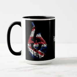 Hawaii Honu Tribal Krok HIFlag Mugg