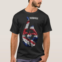 Hawaii Honu Tribal Krok HIFlag T Shirt