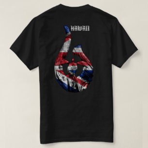 Hawaii Honu Tribal Krok HIFlag T Shirt