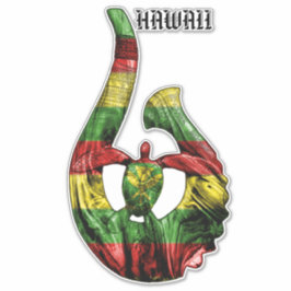 Hawaii Honu Tribal Krok Kanaka Maoli Klistermärken