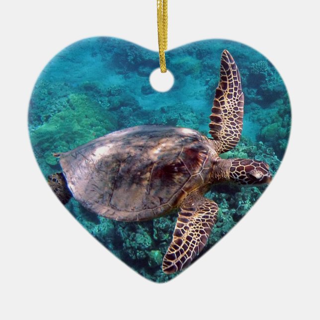 Hawaii Honu Turtle Ornament (Framsidan)