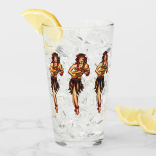 Hawaii Hula - Pint Glass Glaskopp
