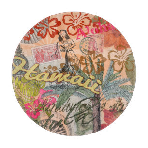 Hawaii Hula Travel Flower Vintage