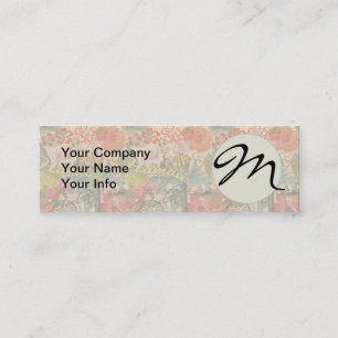 Hawaii Hula Travel Flower Vintage Mini Visitkort